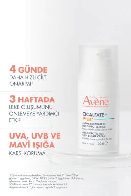 Avene Cicalfate Spf50+ Multi-Protective Skin Repair Cream 30 ml - 2