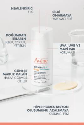 Avene Cicalfate Spf50+ Multi-Protective Skin Repair Cream 30 ml - 3