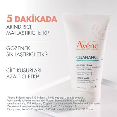 Avene Cleanance Detoks Maske 50 ml - 4