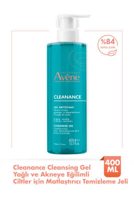 Avene Cleanance Yağlı ve Akneye Eğilimli Ciltler İçin Temizleme Jeli 400 ml - 6