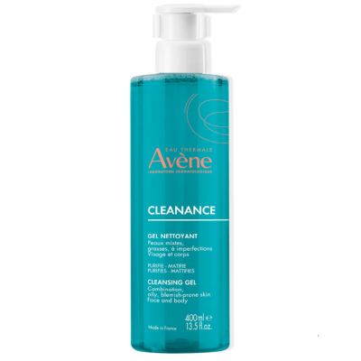 Avene Cleanance Yağlı ve Akneye Eğilimli Ciltler İçin Temizleme Jeli 400 ml - 1