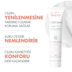 Avene Cold Cream Kuru-Çok Kuru Ciltler İçin Nemlendirici Krem 40 Ml - 3