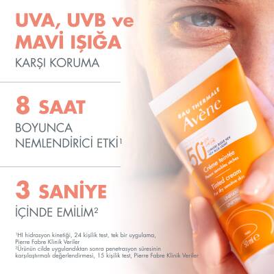 Avene Creme Tinted Renkli Güneş Kremi SPF50+ 50 ml - 3
