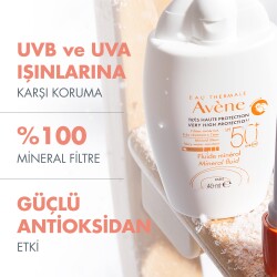 Avene Fluide Mineral Güneş Koruyucu Krem SPF50+ 40 ml - 2
