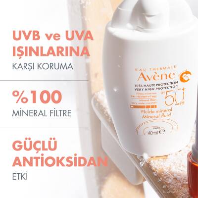 Avene Fluide Mineral Güneş Koruyucu Krem SPF50+ 40 ml - 2