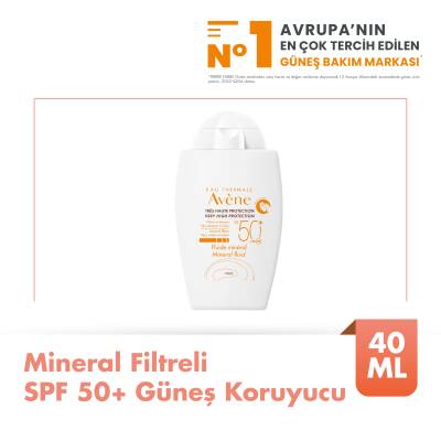Avene Fluide Mineral Güneş Koruyucu Krem SPF50+ 40 ml - 7