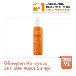 Avene Güneş Koruyucu SPF50+ Sprey 200 ml - 7