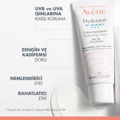 Avene Hydrance UV-Rich Nemlendirici Krem Spf 30 40 Ml - 3