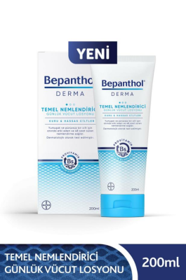 Bepanthol Derma Temel Nemlendirici Kuru Hassas Ciltler Losyon 200 ml - 1