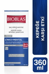 Bioblas 2’si 1 Arada Kepek Karşıtı Şampuan Mentol Ferahlığı 360 ml - Bioblas