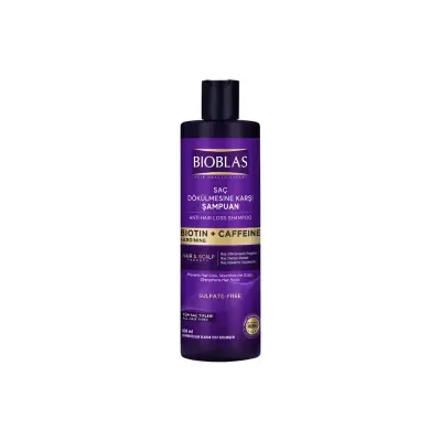 Bioblas Kafein & Biotin Saç Dökülmesi Karşıtı Şampuan 400 ml - 1