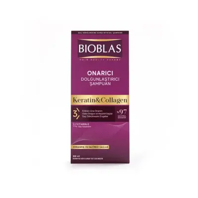 Bioblas Kolajen ve Keratin Onarıcı Şampuan 360 ml - 1