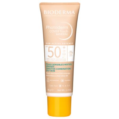 Bioderma Photoderm Cover Touch Mineral Spf50+ 40 gr - Very Light - 1