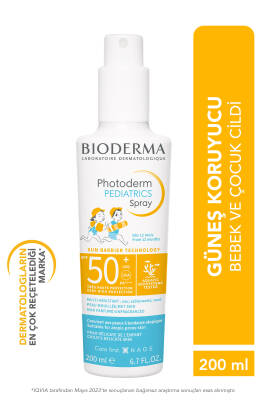 Bioderma Photoderm Pediatrics Spray Spf 50+ Bebek ve Çocuk Güneş Kremi 200 ml - 11