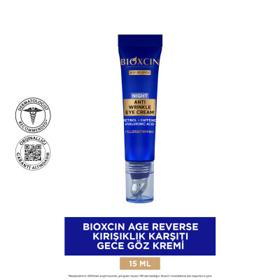 Bioxcin Age Reverse Kırışıklık Karşıtı Gece Göz Kremi 15 ml - 11