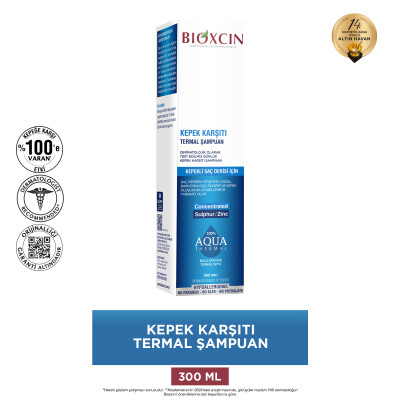 Bioxcin Aqua Thermal Kepek Karşıtı Şampuan 300ml - 6