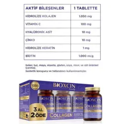 Bioxcin Beauty Collagen 30 Tablet 3 AL 2 ÖDE - 3