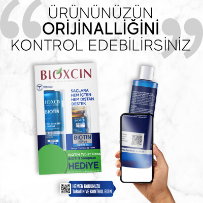 Bioxcin Biotin Tablet 5000 Mg Biotin Şampuan 300ml Hediye - 6