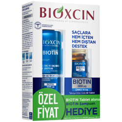 Bioxcin Biotin Tablet 5000 Mg Biotin Şampuan 300ml Hediye - Bioxcin
