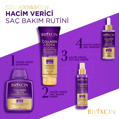 Bioxcin Collagen & Biotin Ekstra Hacim & Dolgunlaştırıcı Şampuan 300 ml - 5