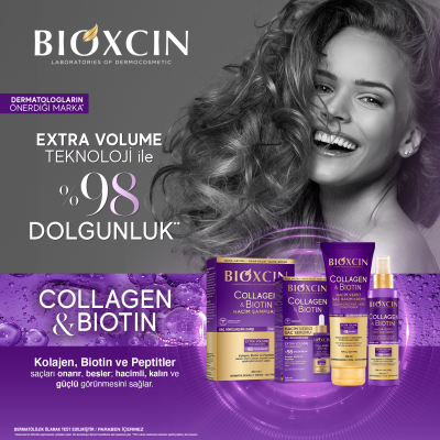 Bioxcin Collagen & Biotin Ekstra Hacim & Dolgunlaştırıcı Şampuan 300 ml - 4