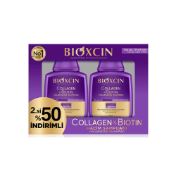 Bioxcin Collagen & Biotin Şampuan 300 ml x 2 adet - 2.si %50 İndirimli - Bioxcin