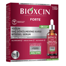 Bioxcin Forte Yoğun Saç Dökülmesine Karşı Bitkisel Serum 3x50ml - Bioxcin