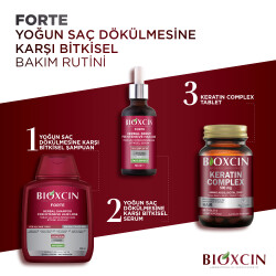 Bioxcin Forte Yoğun Saç Dökülmesine Karşı Bitkisel Serum 3x50ml - 17