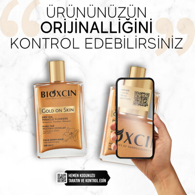 Bioxcin Gold On Skin Altın Parıltılı Kuru Yağ 100 ml - 6