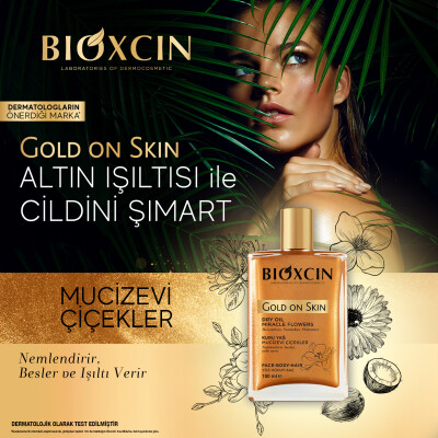 Bioxcin Gold On Skin Altın Parıltılı Kuru Yağ 100 ml - 8