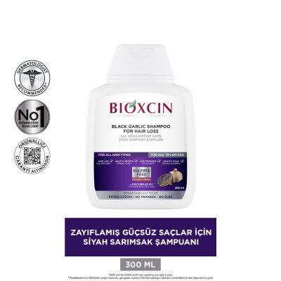Bioxcin Saç Dökülmesine Karşı Siyah Sarımsak Şampuanı 300 ml 3 al 2 öde - 2