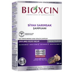 Bioxcin Saç Dökülmesine Karşı Siyah Sarımsak Şampuanı 300 ml - Bioxcin