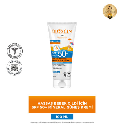 Bioxcin Sun Care Baby Spf50+ Mineral Güneş Kremi 100 ml - 2