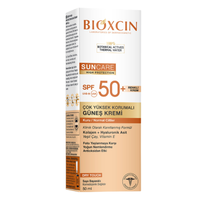 Bioxcin Sun Care Çok Yüksek Korumalı Kuru Ciltler Için Renkli Güneş Kremi Tinted Spf 50+ 50 ml - 1