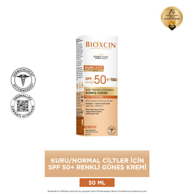 Bioxcin Sun Care Çok Yüksek Korumalı Kuru Ciltler Için Renkli Güneş Kremi Tinted Spf 50+ 50 ml - 4