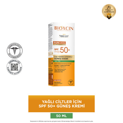 Bioxcin Sun Care Çok Yüksek Korumalı Yağlı Ciltler Için Güneş Kremi Spf 50+ 50 ml - 2
