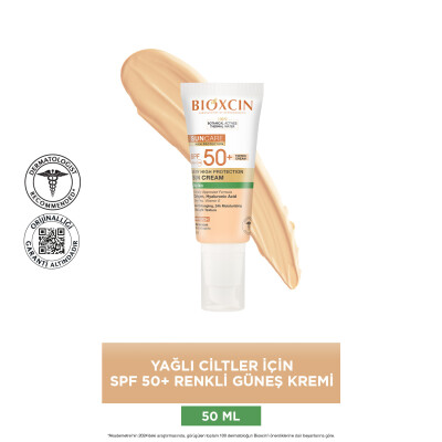 Bioxcin Sun Care Çok Yüksek Korumalı Yağlı Ciltler Için Renkli Güneş Kremi Spf 50+ 50 ml - 2