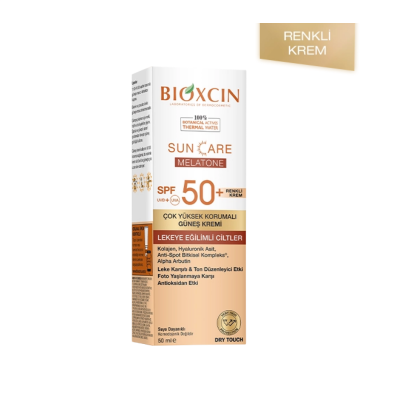Bioxcin Sun Care Lekeye Eğilimli Ciltler Için SPF 50+ Renkli Güneş Kremi 50 ml - 1