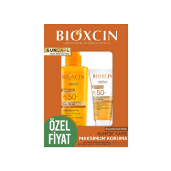 Bioxcin Sun Care Spf50+ Güneş Spreyi 200 ml + Bioxcin Sun Care Spf50+ Güneş Kremi 50 ml - Bioxcin