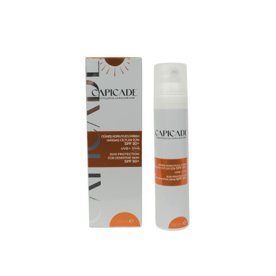 Capicade SPF50+ Güneş Koruyucu Krem 100 ml - Hassas ve Kızaran Ciltler - 1