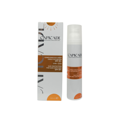 Capicade SPF50+ Güneş Koruyucu Krem 100 ml - Lekeli Ciltler - 1