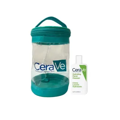 Cerave Hydrating Cleanser 20 ml + Çanta Hediyeli Promosyon Set 