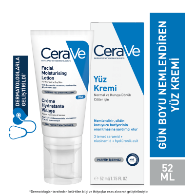 Cerave Nemlendirici Yüz Kremi 52 ml - 2