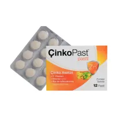 Çinkopast Portakal Tadında Pastil 12 Adet - ÇinkoPast