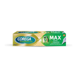 Corega Max Tutuş + Ferahlık Diş Protezi Yapıştırıcı Krem 40 gr - Corega