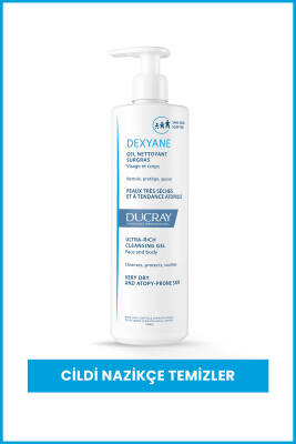 Ducray Dexyane Cleansing Gel 400 Ml Atopik Ciltler İçin Temizleme - 2