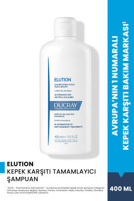 Ducray Elution Hassas Saçlar İçin Şampuan 400 ml - 6
