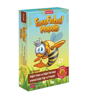 EasyFishoil Propolis 30 Çiğnenebilir Jel Form - 1