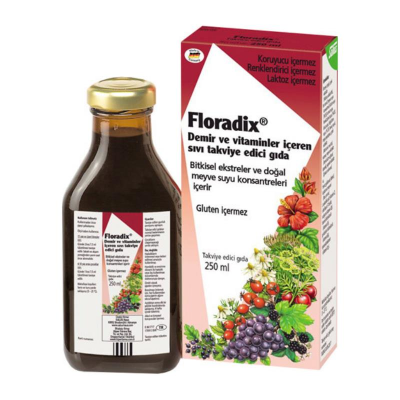 Floradix Demir ve Vitaminler İçeren Sıvı Takviye Edici Gıda 250 ml - 2