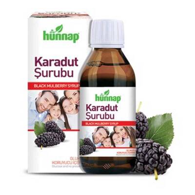Hünnap Karadut Şurubu 50 ml - 2